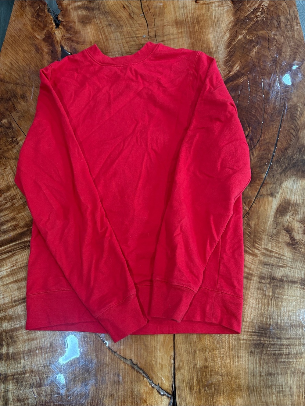Makers Market Bright Red Crewneck Pullover